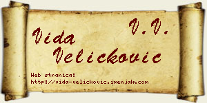 Vida Veličković vizit kartica